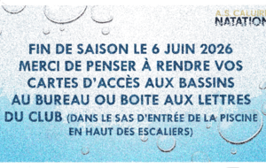 FIN DE LA SAISON 2025/2026