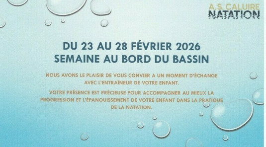 SEMAINE AU BORD DU BASSIN